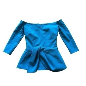 New Safiyaa blue Off-the-Shoulder Formal Top - Size 4